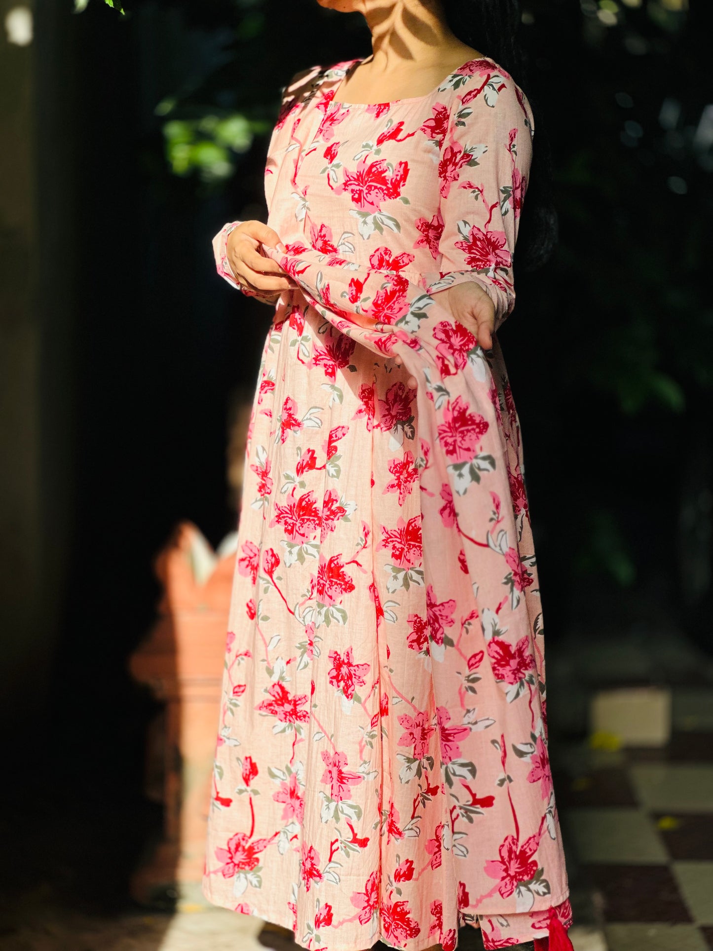 Maxi with dhupatta (Bottom not included)