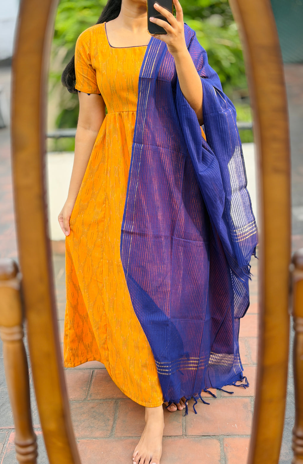 Anarkali with dhupatta (Bottom not included)