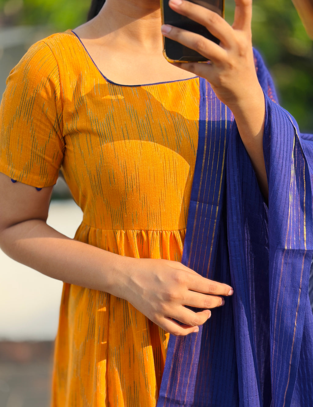Anarkali with dhupatta (Bottom not included)