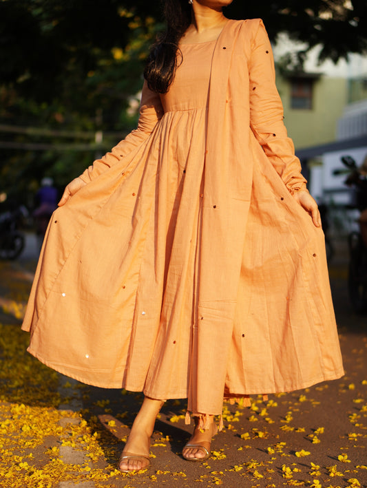 Maxi with dhupatta (Bottom not included)