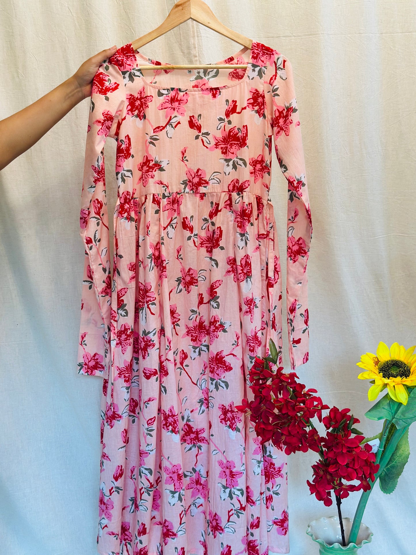 Maxi with dhupatta (Bottom not included)